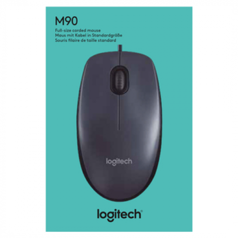 Souris Optique Filaire Logitech M90 - Gris — Logitech · Smarty Paris 18e